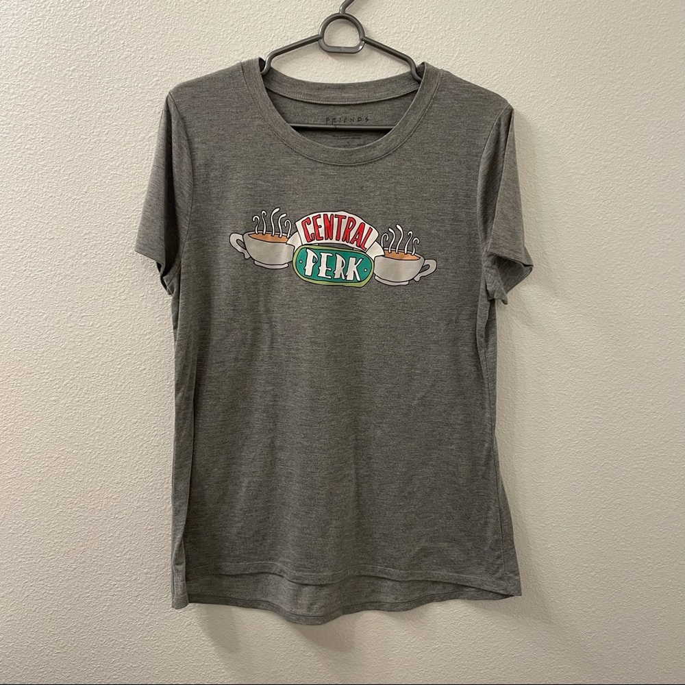 Friends central perk shirt gray friends shirt coffee shirt gray shirt